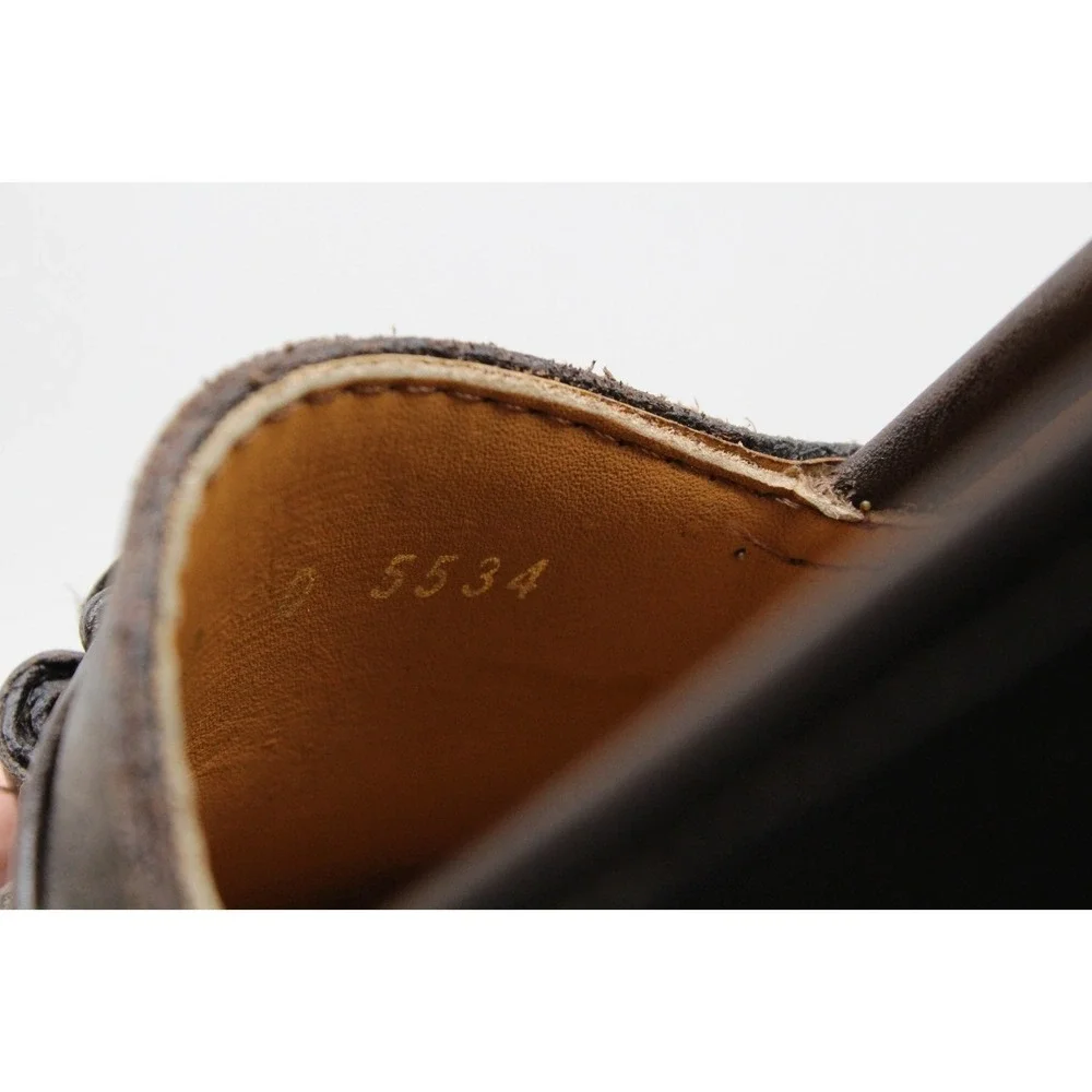 Giorgio Brutini Le Glove 2000‎ Tassel Loafer Mens 10 D Brown Leather Dress Shoes